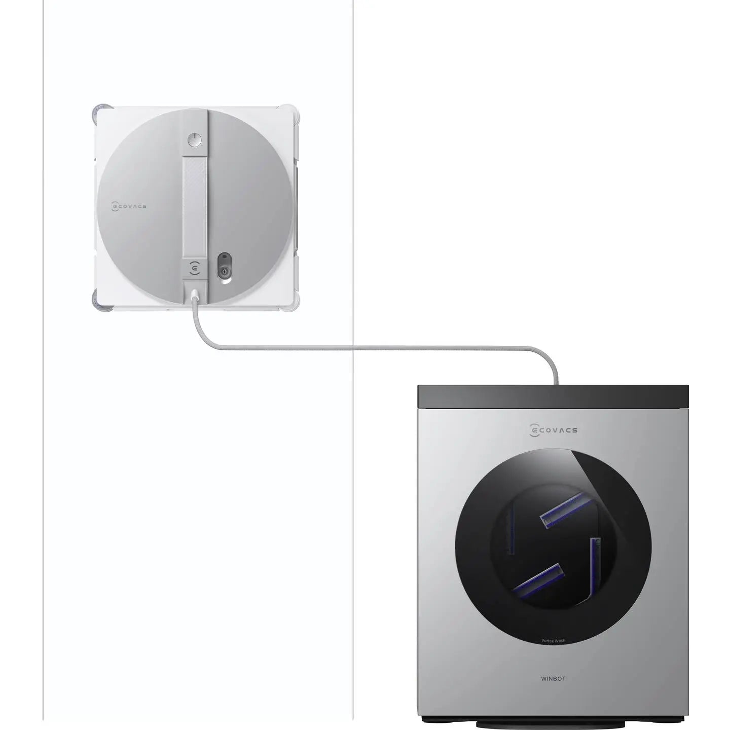 B-Ware Ecovacs Fensterputzroboter Fensterreiniger Winbot W3 Omni Weiß App Gesteuert - 6970135038725