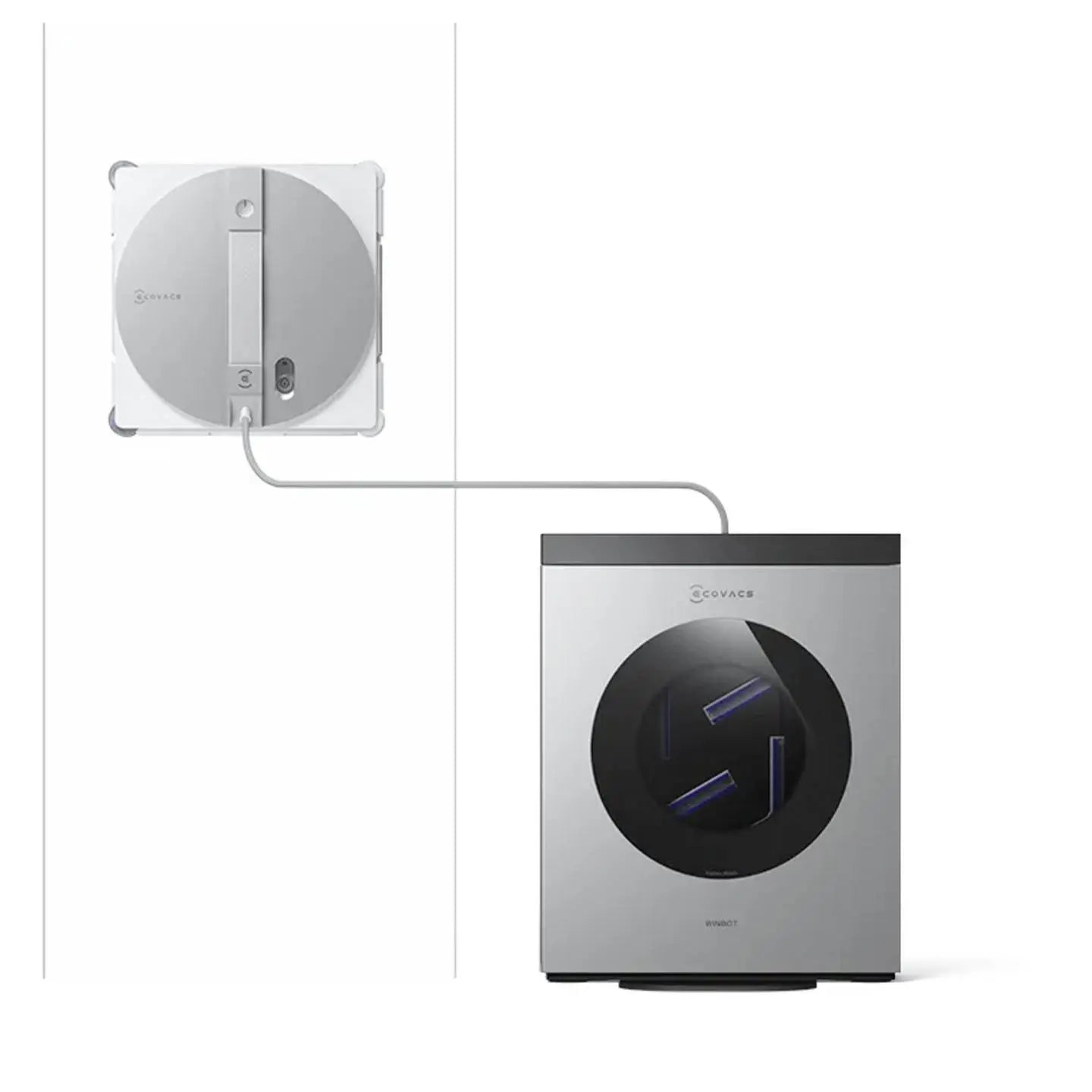 B-Ware Ecovacs Fensterputzroboter Fensterreiniger Winbot W3 Omni Weiß App Gesteuert - 6970135038725