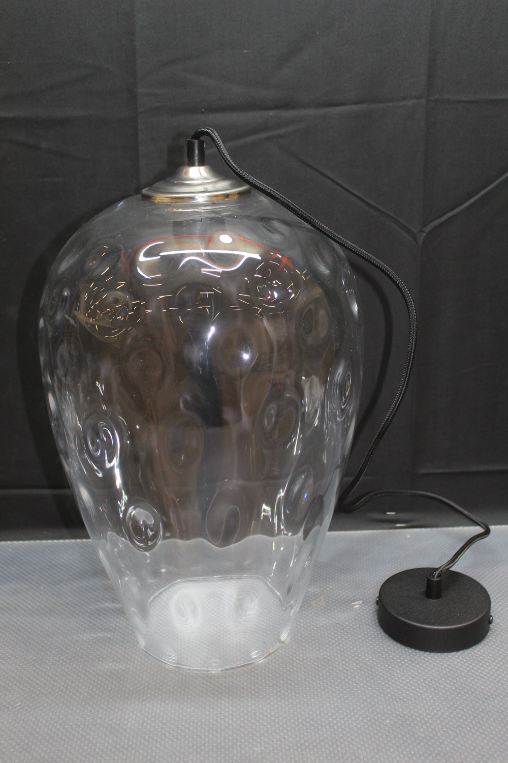 Euluna Pendellampe Linkeus Ii Glasschirm Rauchgrau ø 26cm Deckenlampe Lampe Spot B-Ware - 5904496319156