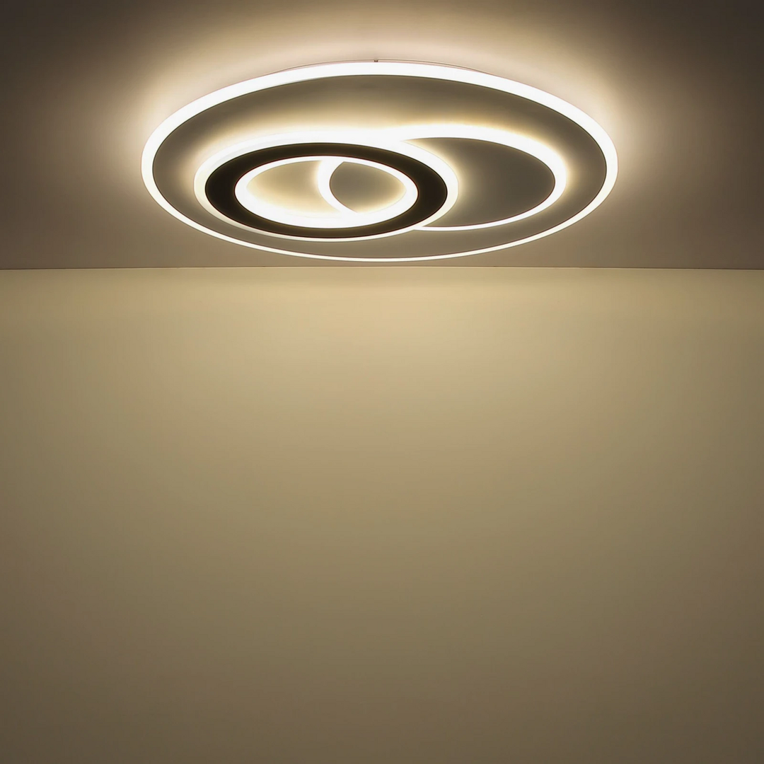 Globo Smart Led Deckenleuchte Jacques Weiß Schwarz ø 70 Cm Cct Deckenlampe Spot B-Ware - 9007371457960
