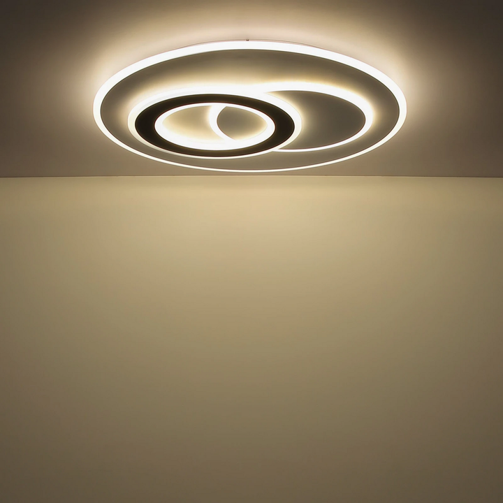 Globo Smart Led Deckenleuchte Jacques Weiß Schwarz ø 70 Cm Cct Deckenlampe Spot B-Ware - 9007371457960