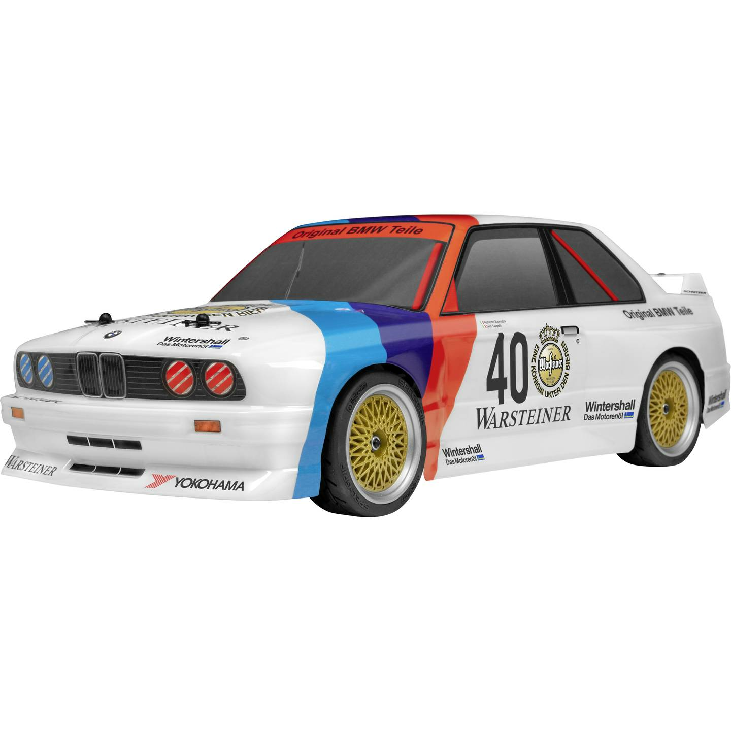 HPI Racing RS4 SPORT 3 BMW M3 E30 Warsteiner Voiture miniature radiocommandée électrique à l'échelle 1:10 Renna786
