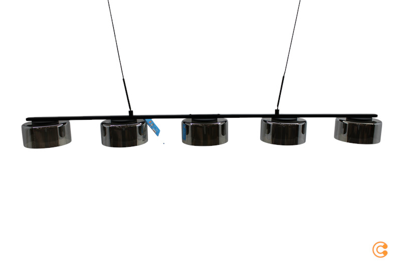 Paul Neuhaus Led Hängelampe Rika Schwarz Glas Dimmbar Deckenlampe Lampe Leuchte B-Ware
