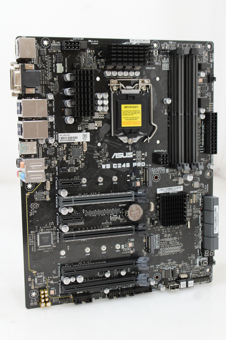 Asus MB WS C246 PRO C246 PCH Mainboard Sockel PC Intel 1151 DEFEKTWARE