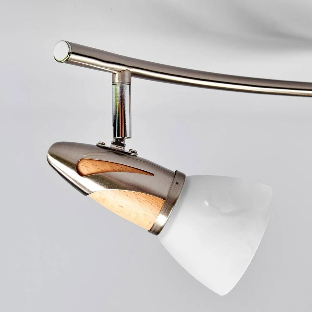 B-Ware Lindby 4 Flammige Holz Deckenlampe Marena Deckenlampe Deckenleuchte Leuchte E14