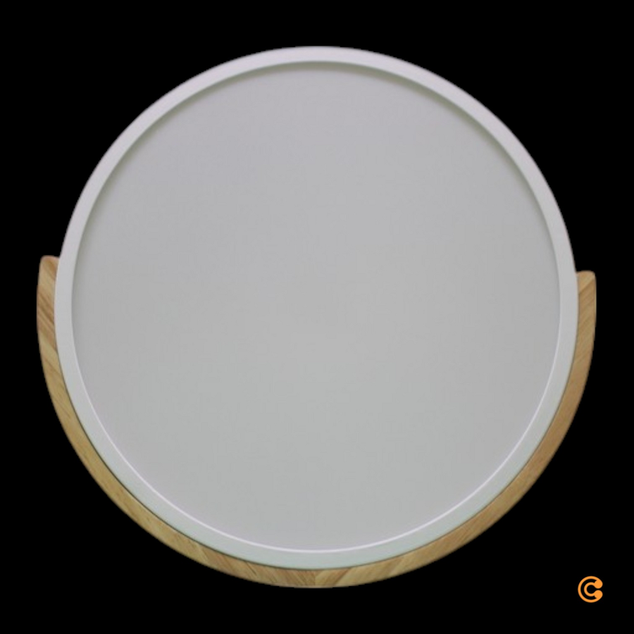 Just Light. Led Deckenleuchte Bila Deckenlampe Leuchte Lampe Weiß ø 32 Cm Holz B-Ware - 4043689002046