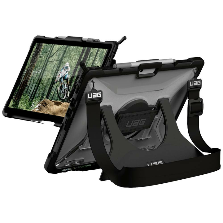 Urban Armor Gear Handstrap Case Tablet Hülle Microsoft Surface Pro 8 Back Co884 B-Ware