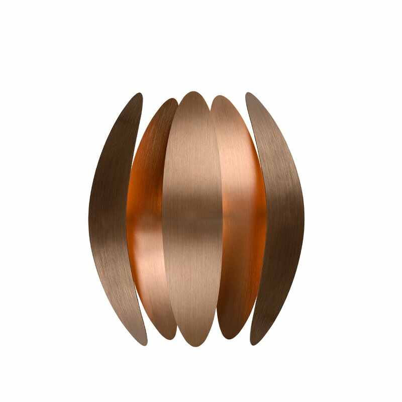 B-Ware Lucide Vivana Wandleuchte Wandstrahler Lampe Hemisphäre Bündig 2 Flammig Kupfer - 5411212740489