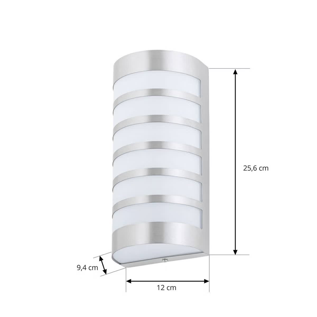 Lindby Edelstahl Außenwandleuchte Alvin Wandleuchte Wandlampe Leuchte 2 Stück B-Ware - 4251096505078