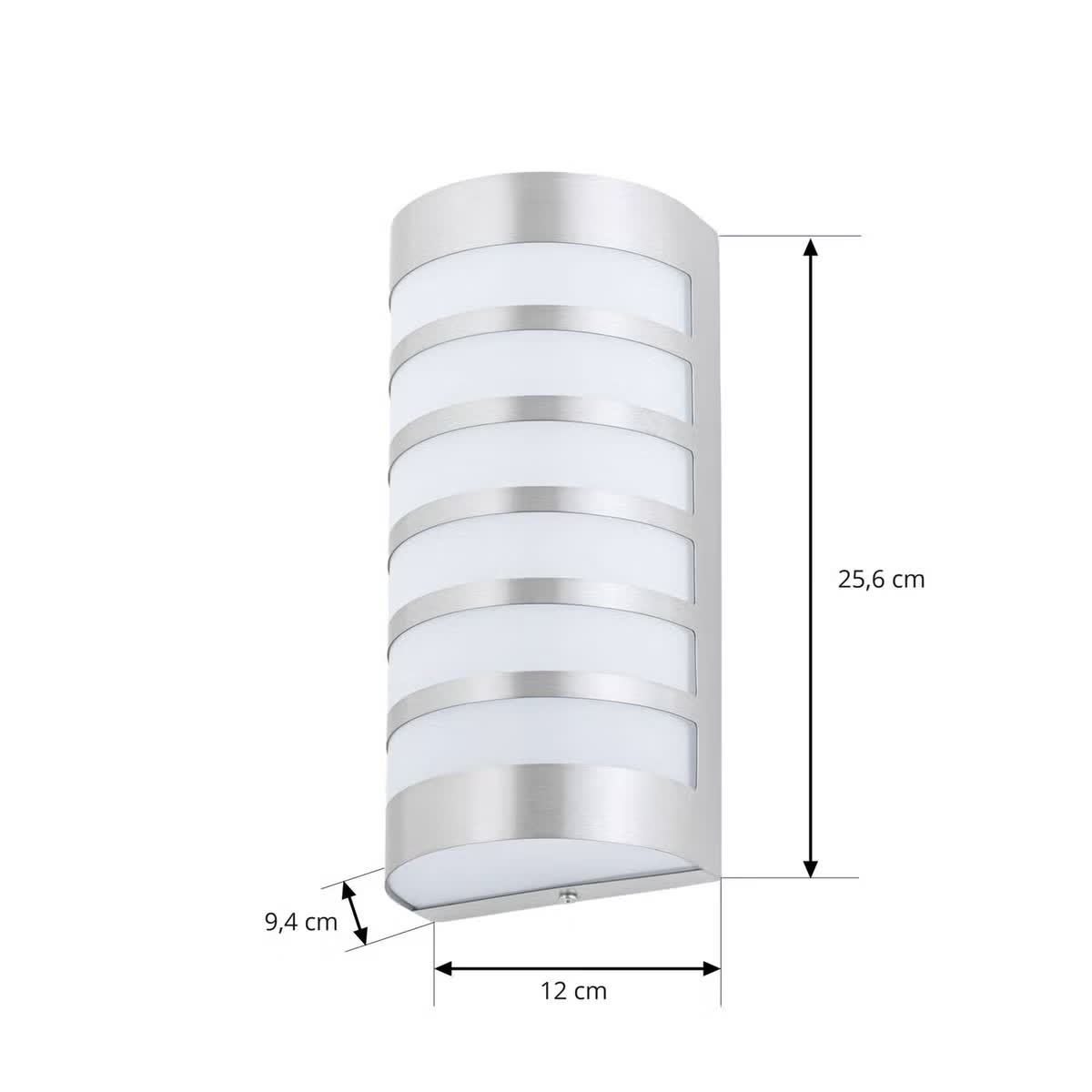 Lindby Edelstahl Außenwandleuchte Alvin Wandleuchte Wandlampe Leuchte 2 Stück B-Ware - 4251096505078