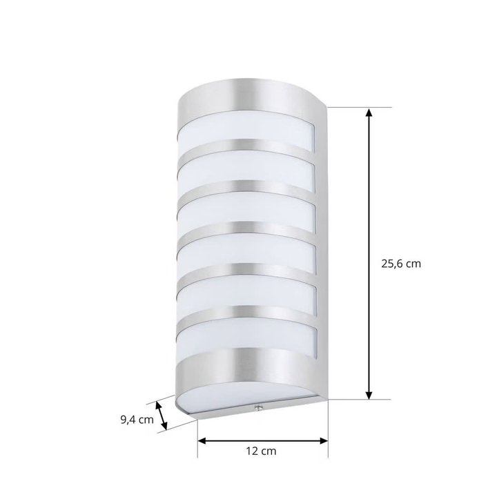 Lindby Edelstahl Außenwandleuchte Alvin Wandleuchte Wandlampe Leuchte 2 Stück B-Ware - 4251096505078