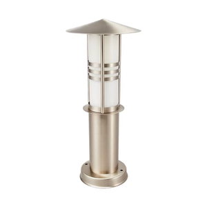 B-Ware Lindby Edelstahl Sockelleuchte Erina Leuchte Lampe Wegleuchte Wegelampe 23 Watt