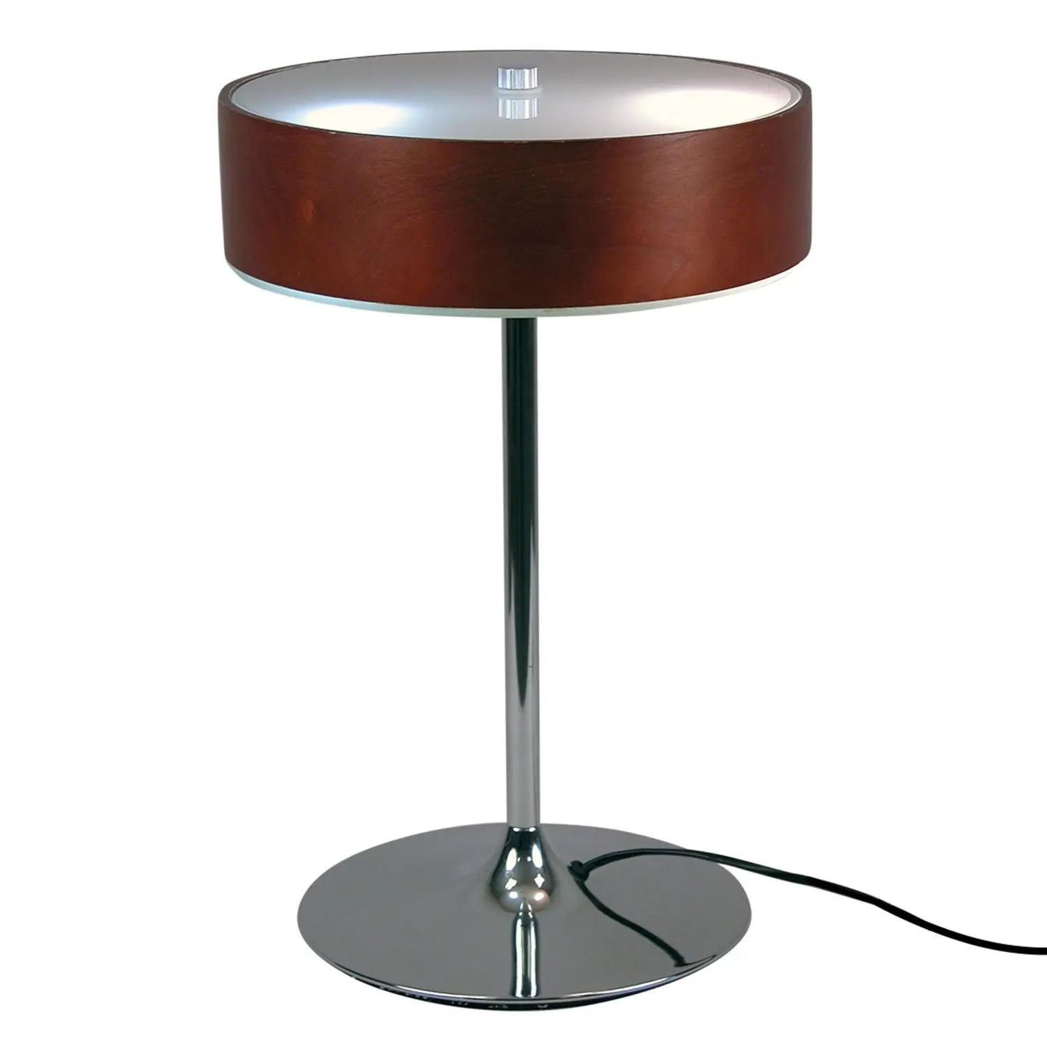 B-Ware Aluminor Edle Tischlampe Malibu Tischlampe Tischlicht Leuchte Ebenholzdekor - 3131130358826