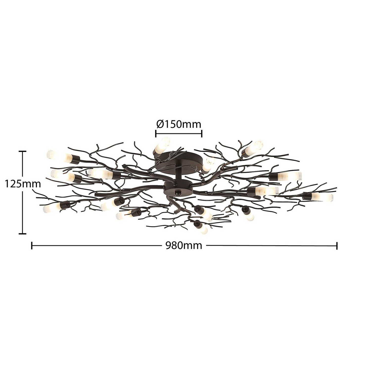 B-Ware Lindby Bigna Deckenlampe Wohnzimmerleuchte Deckenlampe Lampe Deko Raumleuchte6