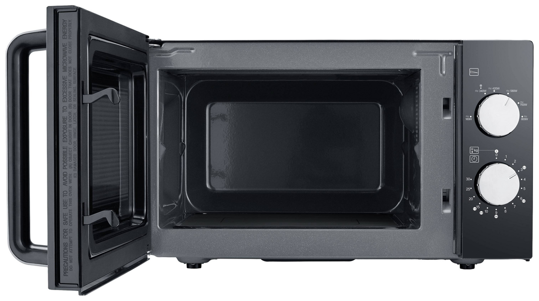 Severin Mw 7761 Mikrowelle Schwarz Edelstahl 800 W Küchengerät Siehe Text/Foto C-Ware