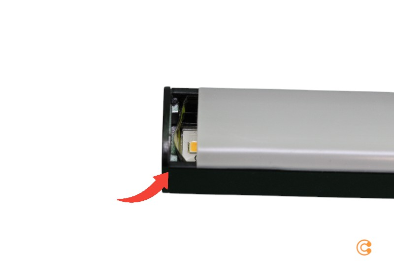 B-Ware Lucande LED-Spiegellampe Kivana Wandleuchte Wandlampe schwarz SIEHE TEXT/FOTO