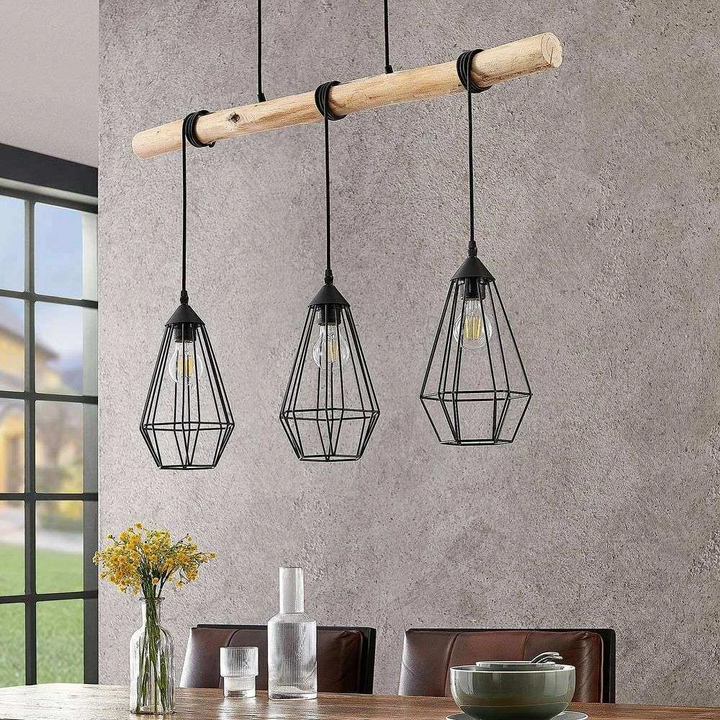 Lindby Eldarion Hängeleuchte Leuchte Lampe Pendelleuchte Led Matt 3 Fl. E27 60 W B-Ware - 4251096581126