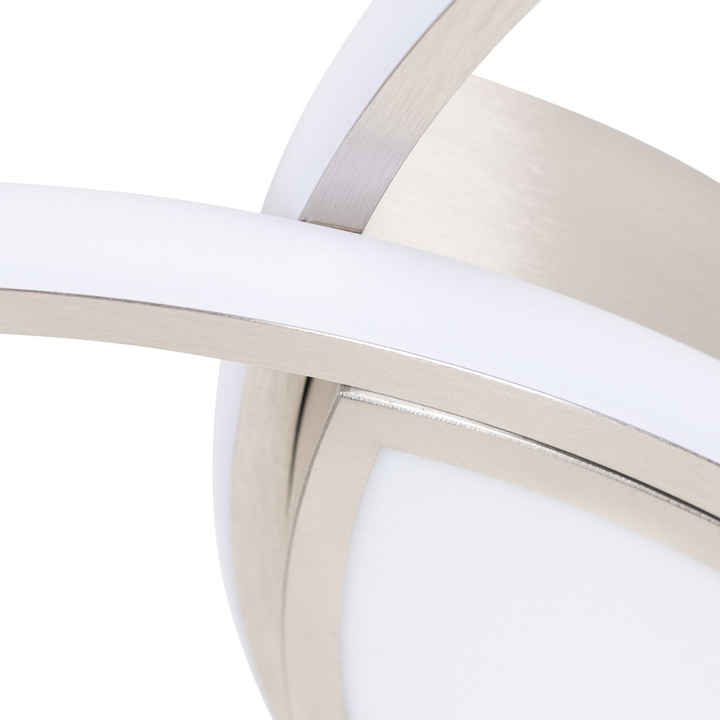 Lindby Valerna LED-Deckenlampe Hängeleuchte Lampe Leuchte 31W stepdim nickel