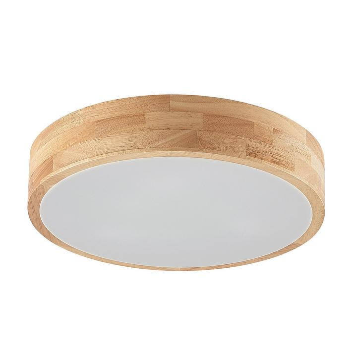 Lindby Tanju Deckenlampe Hängelampe Licht Deckenlicht Eichenholz Ø 40 cm E27