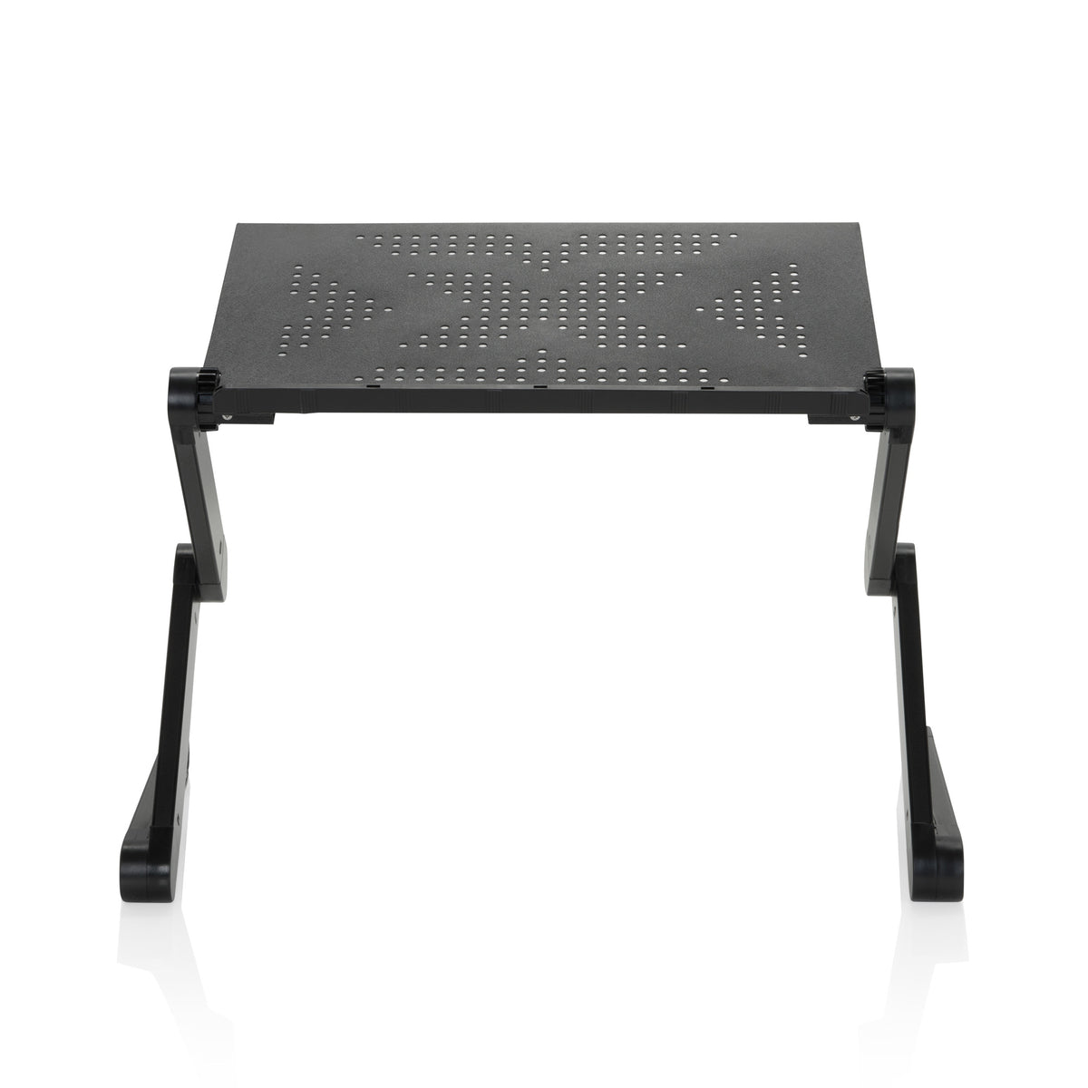 hjh OFFICE Sitz-Steh Schreibtischaufsatz Laptopständer klappbar Schwarz - 4064323013068