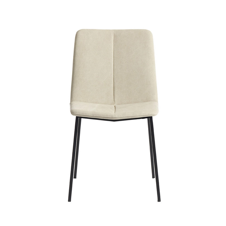 Muubs Chamfer Schwarz/Desert Stuhl Küchenstuhl Wohnzimmerstuhl Sitz B-Ware