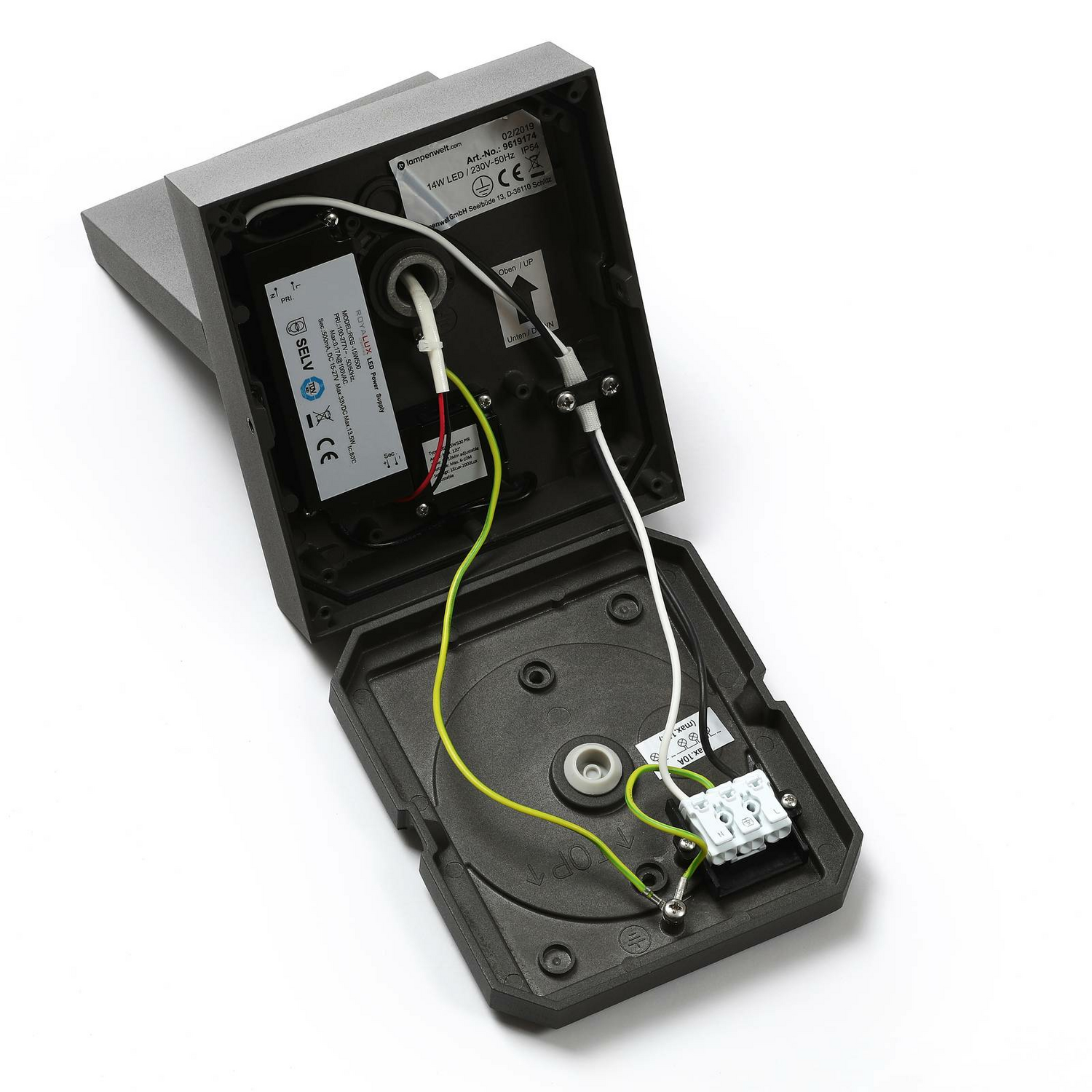 B-Ware Lucande Led Außen Wandleuchte Silvan Mit Bewegungsensor Gartenleuchte Dekoleuc218