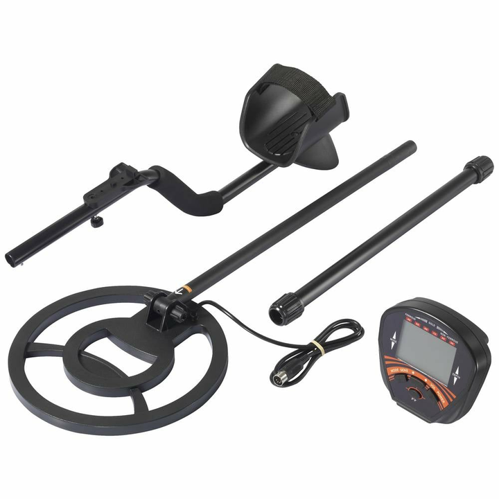 Metalldetektor Metallsuchgerät 150cm Digital (Lcd) Md 810 Suchspule Komplett Set B-Ware