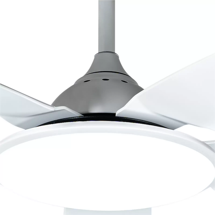 Lucande LED-Deckenventilator Divian weiß DC leise CCT Ventilator Lüfter Gebläse