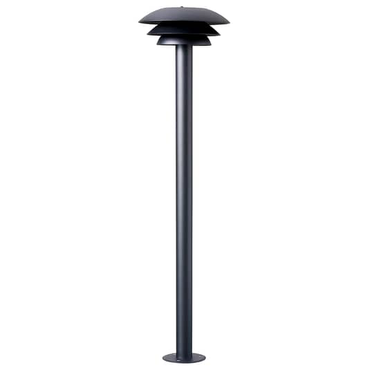 Dyberg Larsen DL20 Outdoor Pollerleuchte Gartenlampe Wegelicht G9 schwarz Ø 20cm - 5704709010210