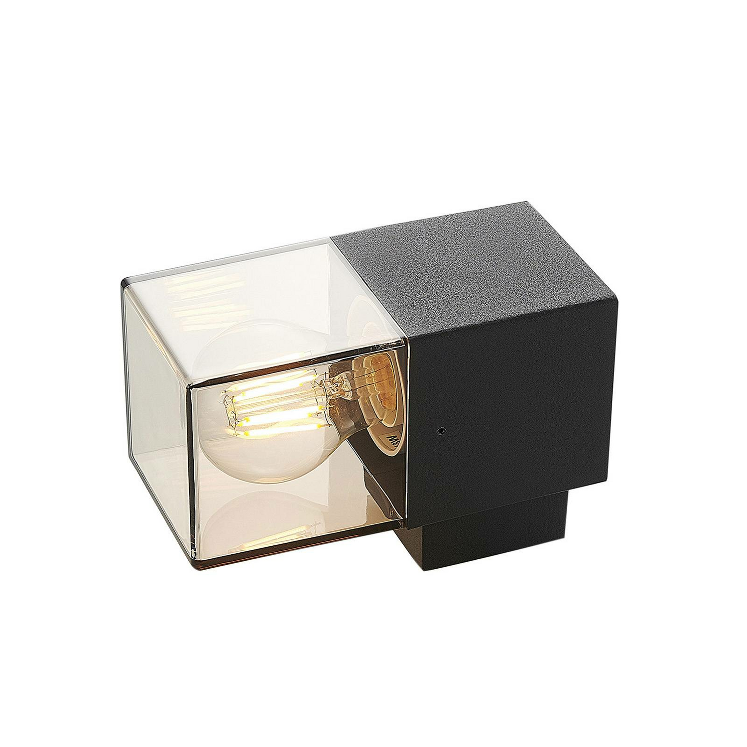 Lucande Keke Außenwandleuchte Wandleuchte Wandlampe Lampe Leuchte E27 Grafitgrau B-Ware