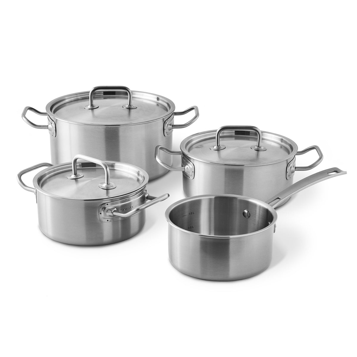 Springlane Tim Mälzer 4-teilig Tri-Ply Topfset Edelstahl Topf alle Herdarten - 4056499030161