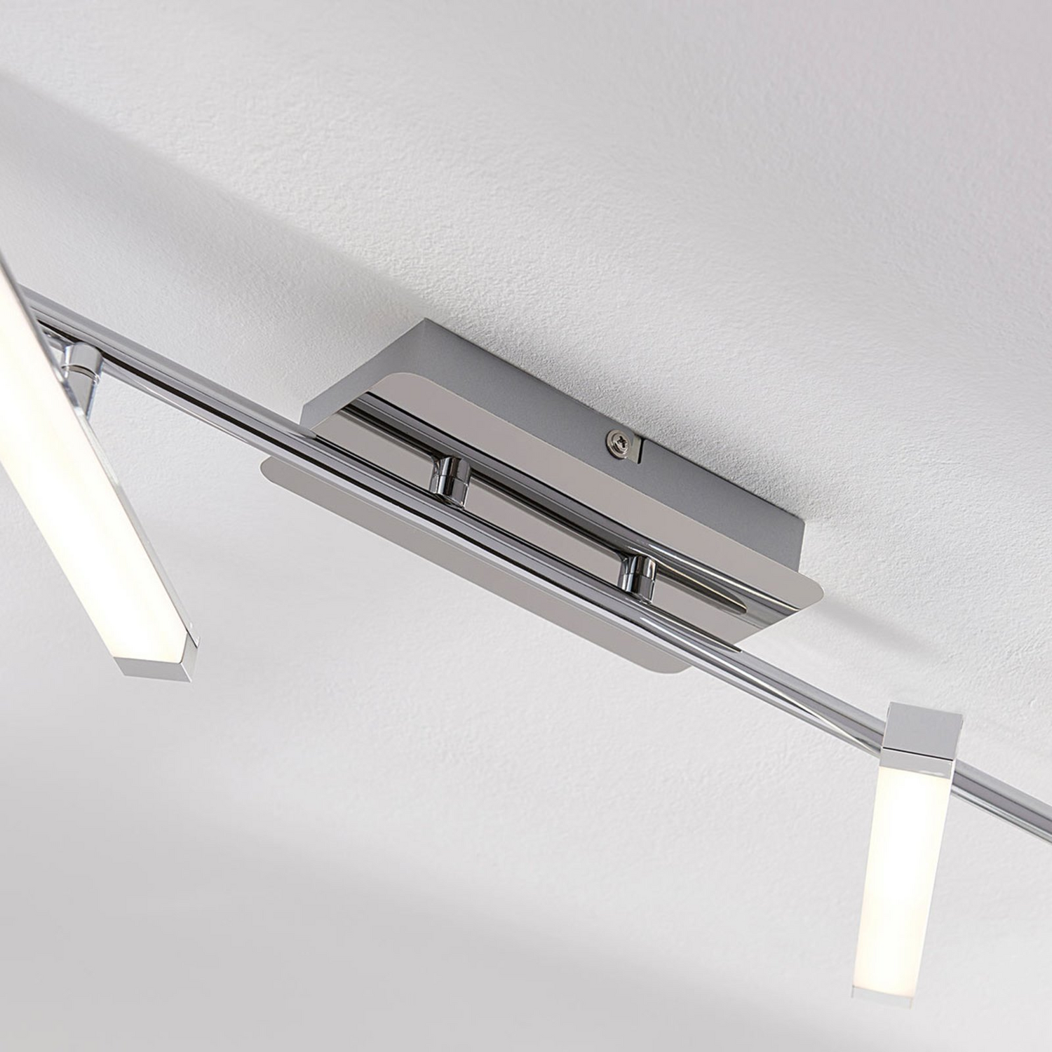 B-Ware Lindby Deckenleuchte Deckenlampe Led Pilou Dimmbar Chrom Sechsflammig Modern853