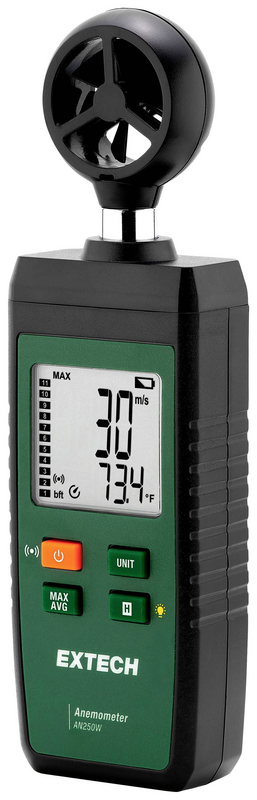 Extech An250 W 1.5 Bis 30 M/S Anemometer Windmessgerät Windmesser Wind Messer B-Ware - 793950452509