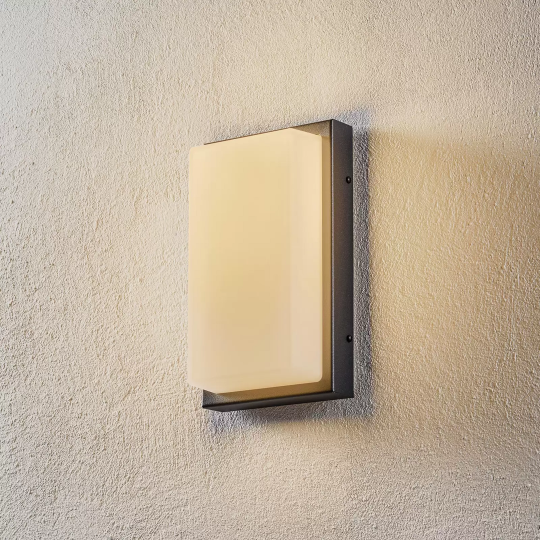 LCD Babett Sensor-Außenwandleuchte Wandlampe Außenlampe mit LED-Licht