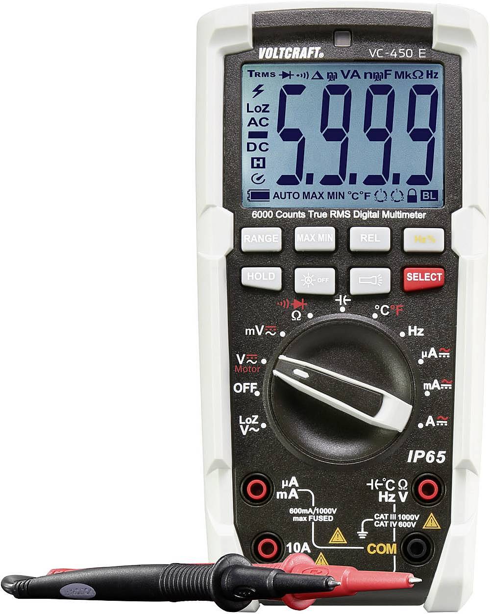 B-Ware Voltcraft Vc 450 E Hand Multimeter Digital Kalibriert Nach Werksstandard Hand