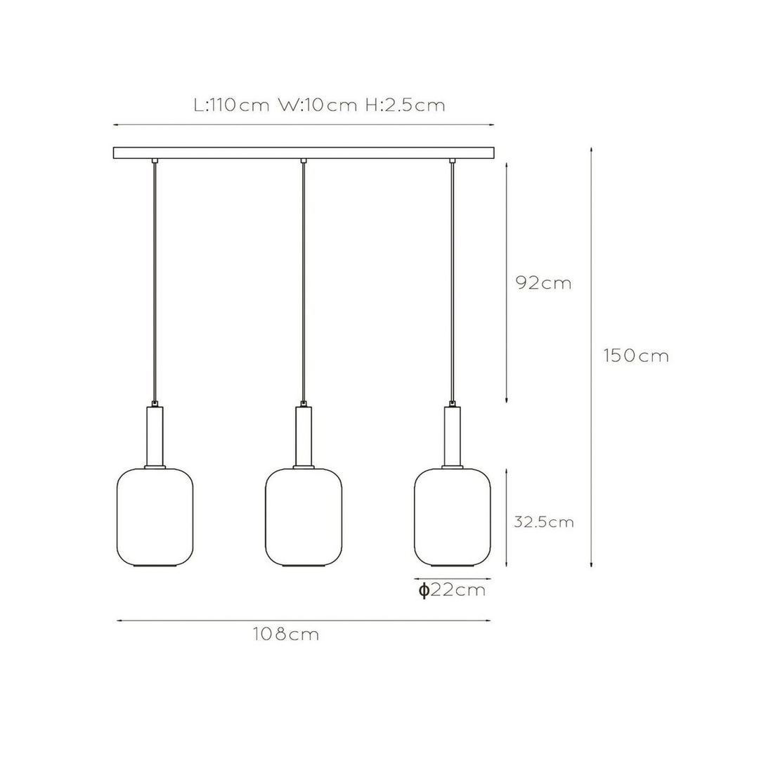 Lucide JOANET Pendelleuchte Hängelampe Leuchte Lampe Esstischlampe Hängeleuchte