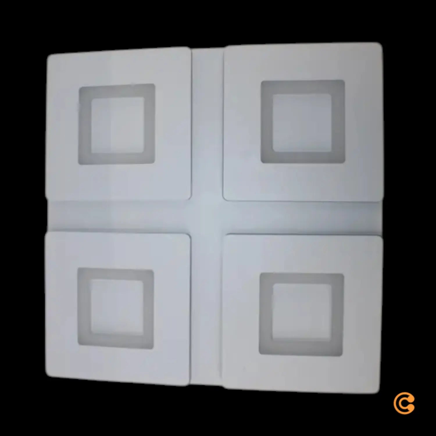 B-Ware Eglo 900481 Padrogiano Z Led Deckenleuchte 45x45cm Weiss Licht Siehe Text/Foto - 9008606244164