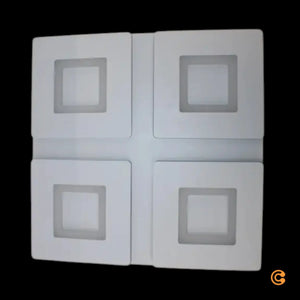 B-Ware Eglo 900481 Padrogiano Z Led Deckenleuchte 45x45cm Weiss Licht Siehe Text/Foto