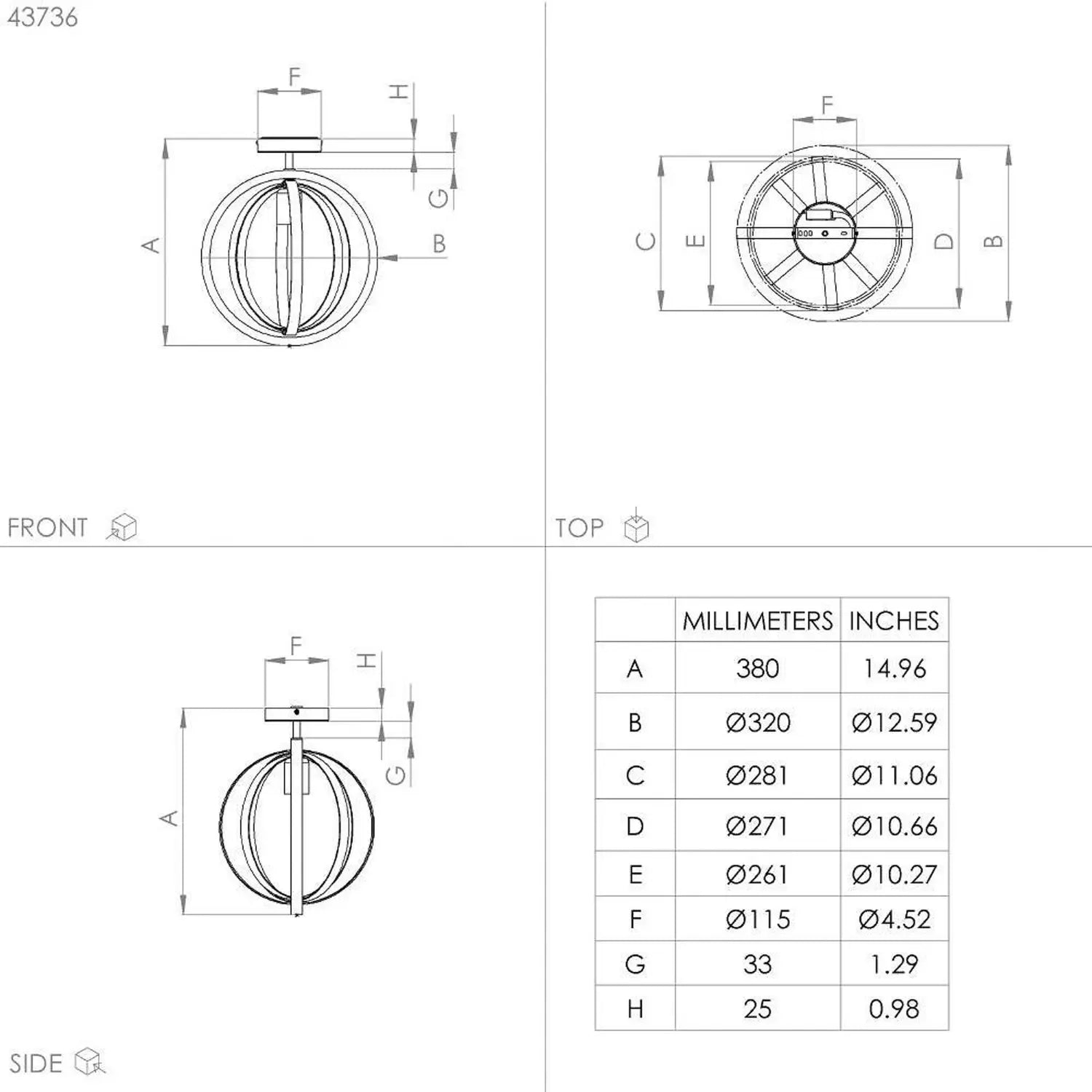 B-Ware Eglo Deckenleuchte Lampe Basildon Holz Stahl Schwarz Braun Deckenlampe E27 Led - 9002759437367