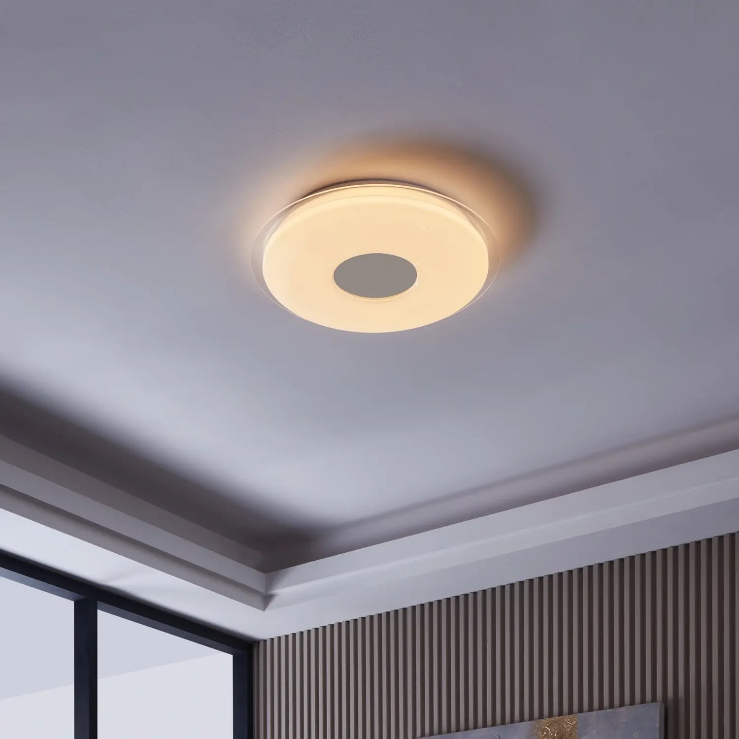 B-Ware Eglo Connect Deckenleuchte Lanciano Z Led Smart Home Bluetooth Zig Bee Weiß 56 Cm - 9008606221516