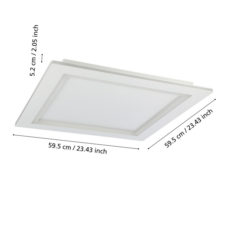 Eglo Connect Led Deckenlampe Padrogiano Z 60 X 60 Cm Siehe Text/Foto B-Ware - 9008606244195