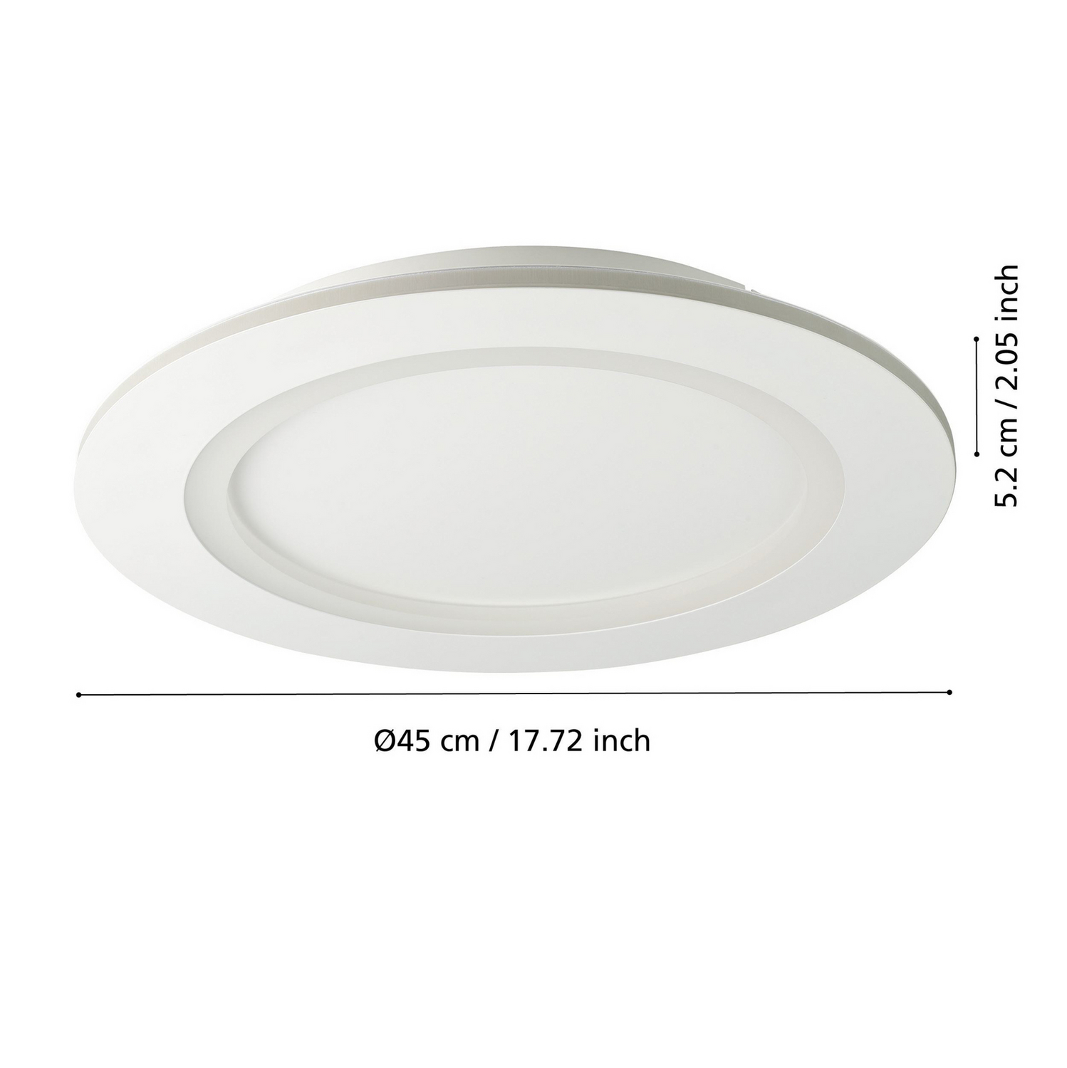 B-Ware Eglo Connect Led Deckenlampe Leuchte Padrogiano Z Lampe ø 45 Cm Weiß - 9008606244218