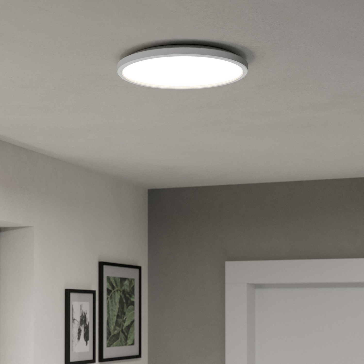 B-Ware Eglo Deckenleuchte Deckenlampe Led Rovito Z Weiß Smart Steuerbar App Sprache - 9008606329779