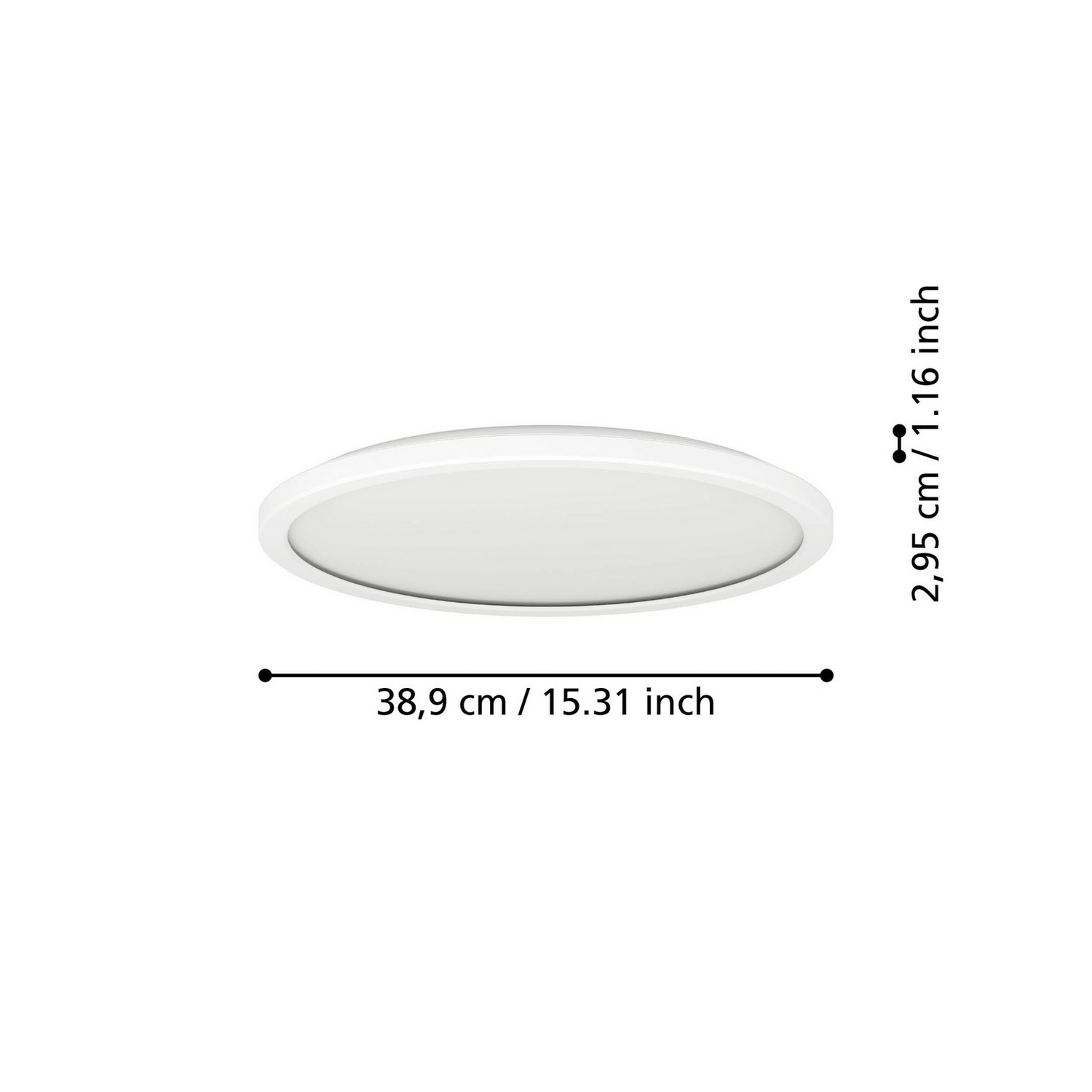 Eglo Connect Led Deckenlampe Lampe Rovito Z Weiß Smart Zig Bee Bluetooth App 39cm B-Ware - 9008606329786