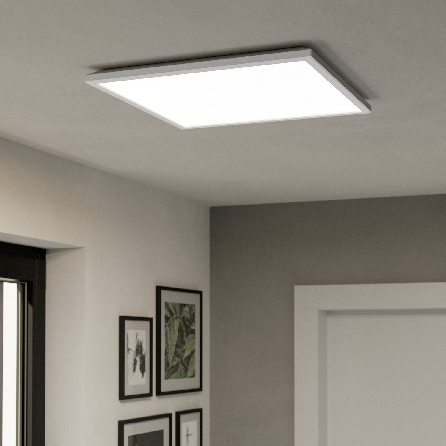 B-Ware Eglo Connect Led Deckenlampe Lampe Licht Rovito Z Weiß 50x50cm Smart Home - 9008606329823