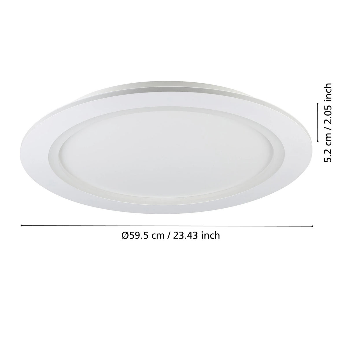 EGLO connect Deckenleuchte Deckenlampe LED Smart Home weiß App Sprachsteuerung - 9008606244225