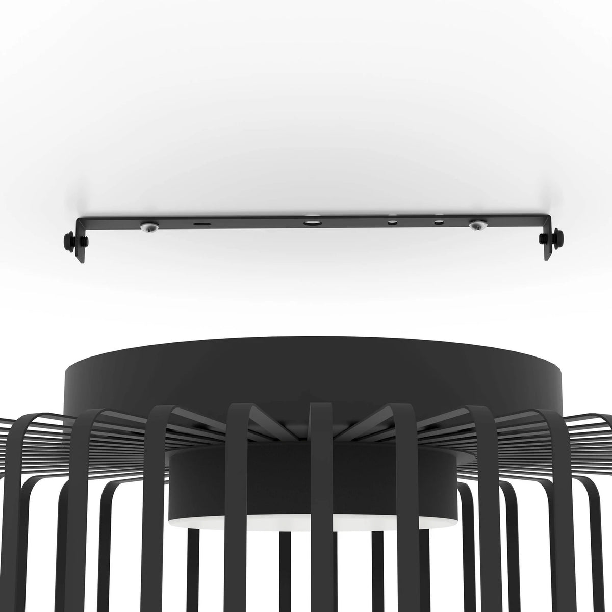 EGLO connect LED-Deckenleuchte Ginestrone-Z schwarz 22W dimmbar RGB 2450lm - 9008606270491