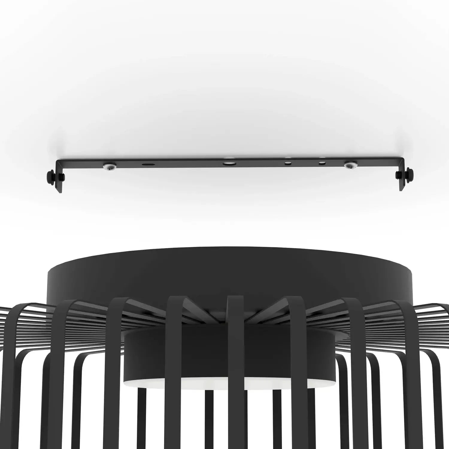 B-Ware Eglo Deckenleuchte Lampe Led Connect Schwarz Stahl Kunststoff Smart Home App - 9008606270491