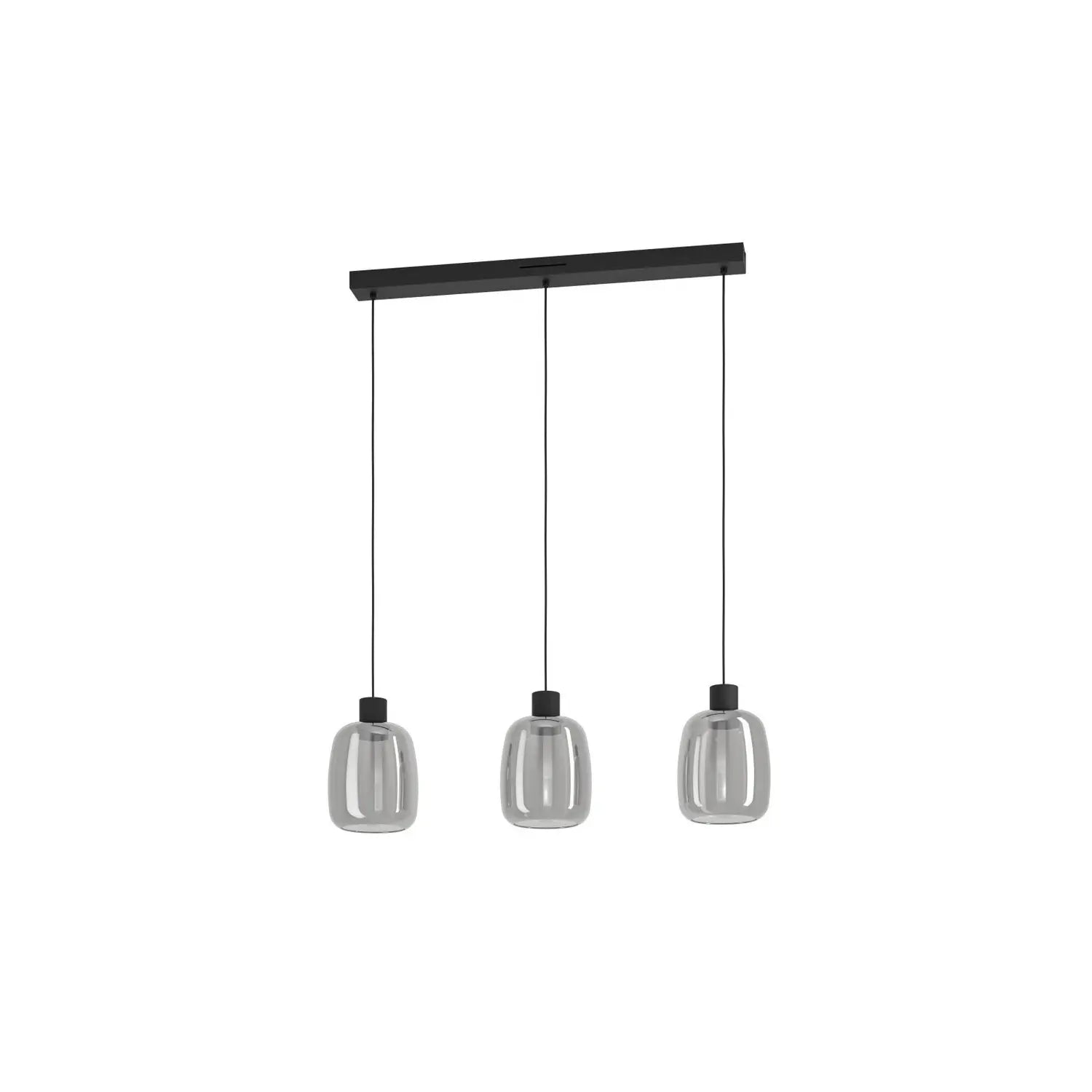 B-Ware Eglo Connect.Z Pendelleuchte Hängeleuchte Smart Molochio Z Stahl Schwarz Dimmbar - 9008606312832