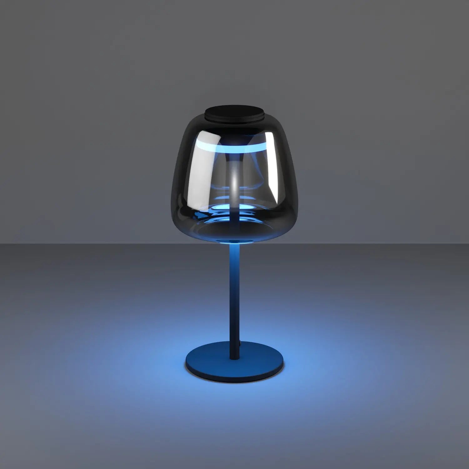 B-Ware Eglo Tischleuchte Lampe Connect Led Schwarz Glas Stahl Dimmbar App Schalter - 9008606312863